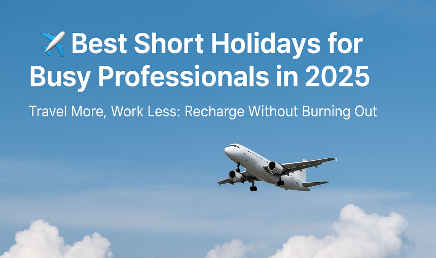 ✈️ Best Short Holidays for Busy Professionals in 2025